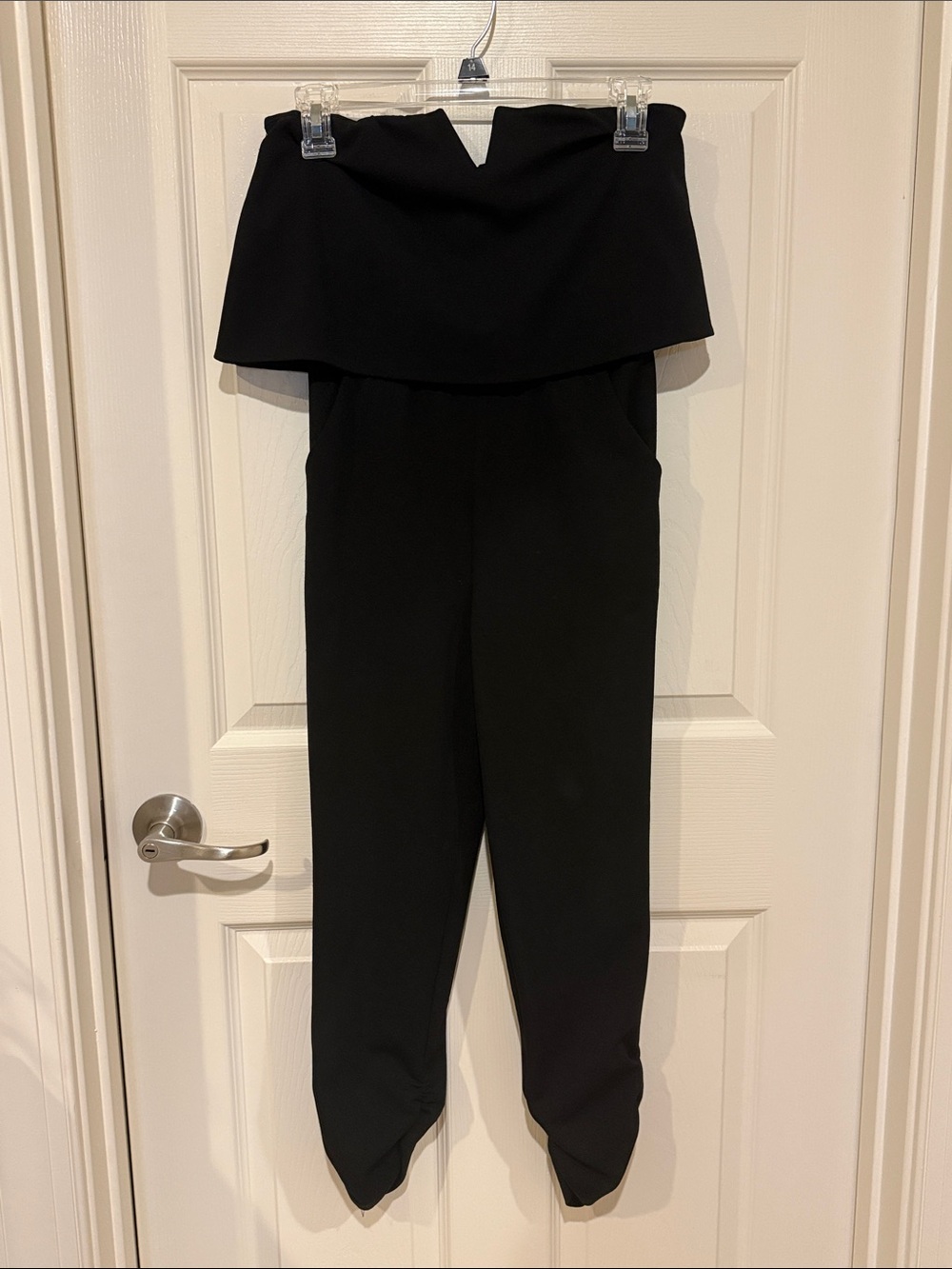 Strapless Black Jumpsuit